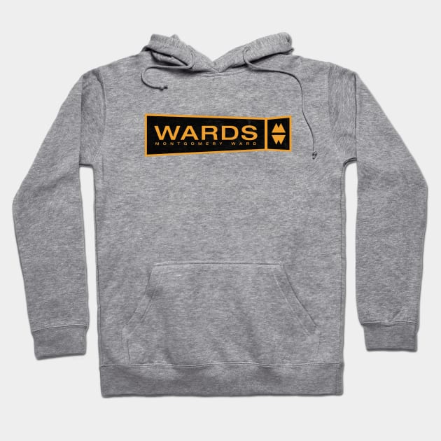 Montgomery Wards 1960s Style Logo Hoodie by Turboglyde